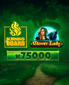Clover Lady Burning Board